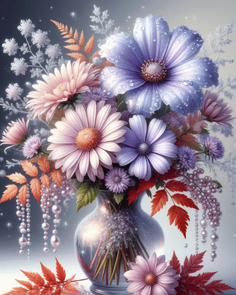 Anlora Delux, flowers